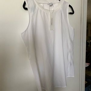NWT CALVIN KLEIN SLEEVELESS UNISEX SHIRT